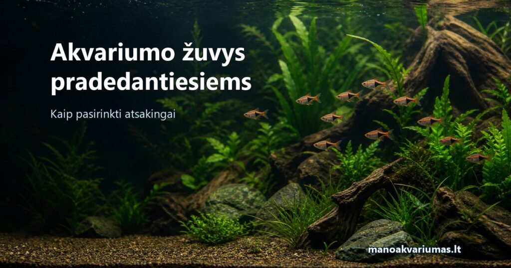 Akvariumo žuvys pradedantiesiems: kaip pasirinkti atsakingai